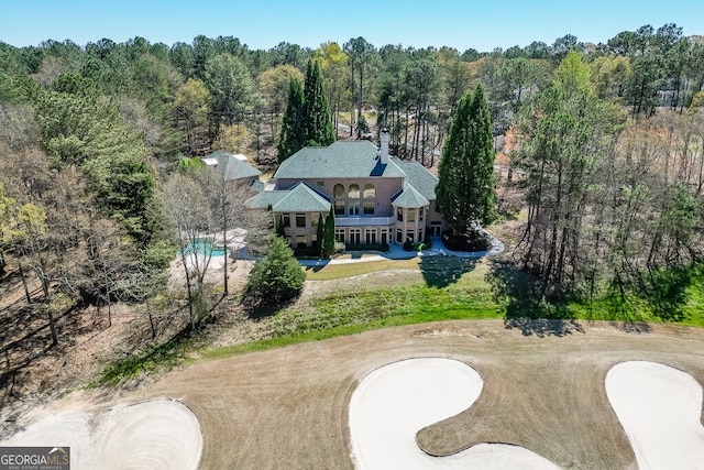 view of birds eye view of property