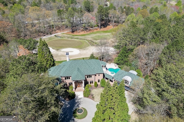 view of birds eye view of property