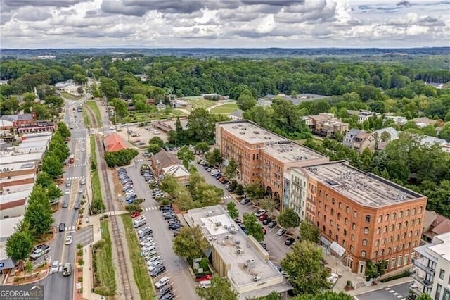 view of aerial view