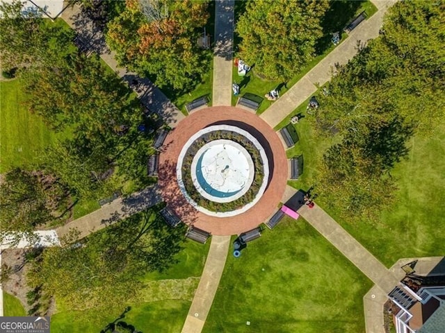 view of aerial view