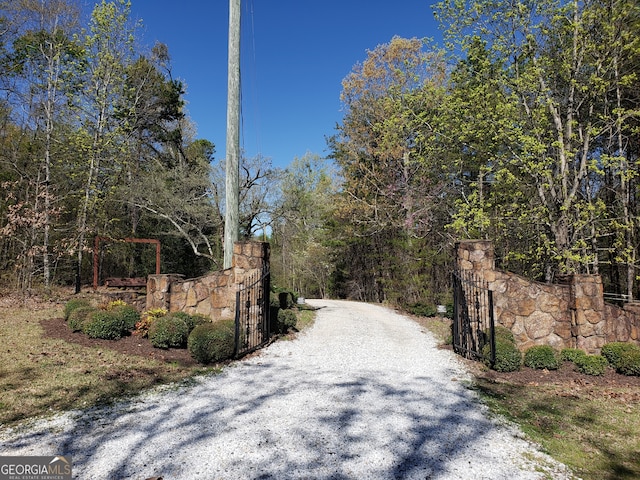 view of road