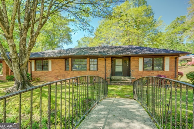 view of ranch-style house