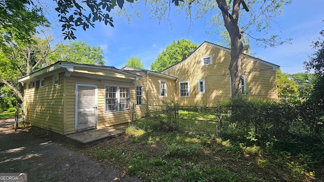 view of back of house