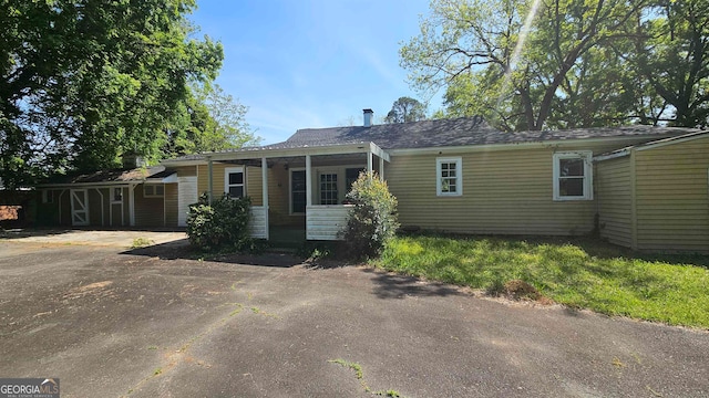 view of ranch-style house