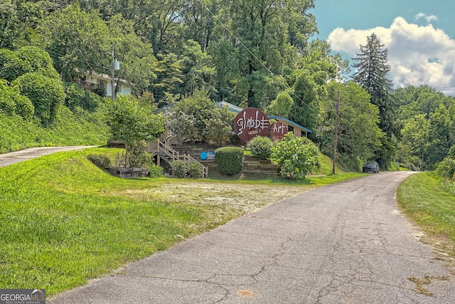 view of road