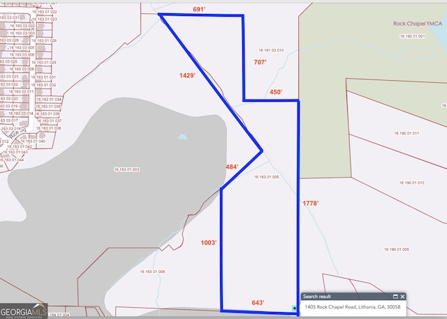 1405 Rock Chapel Rd, Lithonia GA, 30058 land for sale