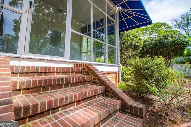 315 Dixie St, Carrollton, GA 30117 - view of unfurnished sunroom