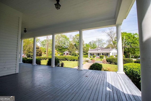 315 Dixie St, Carrollton, GA 30117 - wooden deck featuring a yard