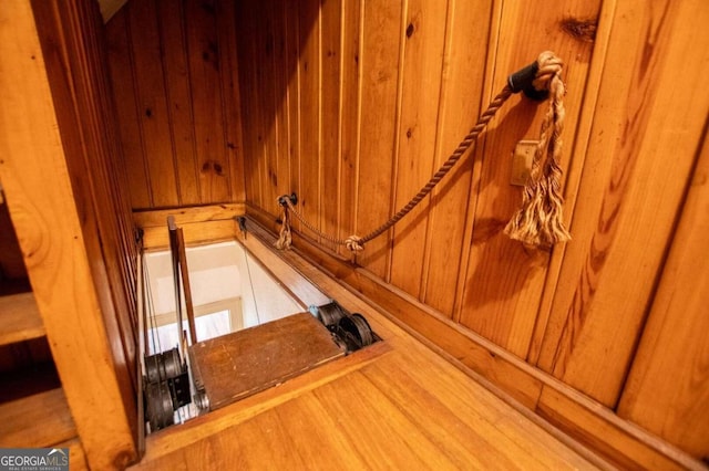315 Dixie St, Carrollton, GA 30117 - room details with wooden walls