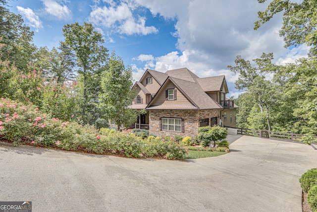 view of front of home