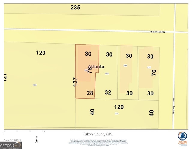 900 Pelham St NW, Atlanta GA, 30318 land for sale