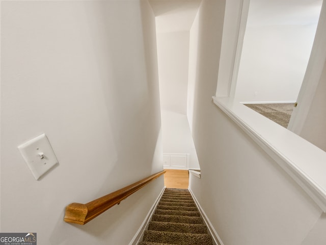 stairs with carpet