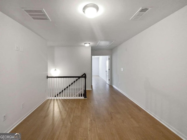 interior space with wood-type flooring