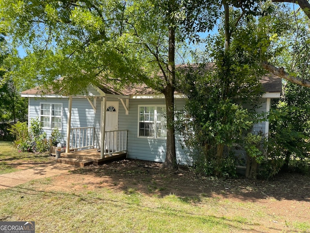 view of rear view of house