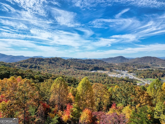 view of mountain view