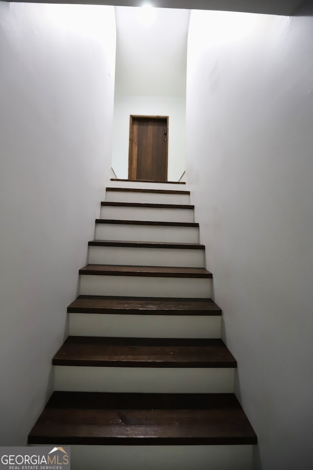 view of staircase