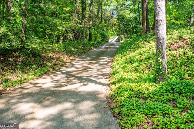 view of road