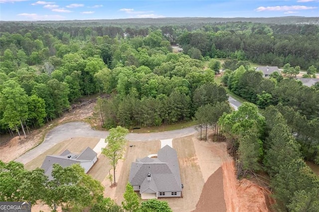 view of drone / aerial view