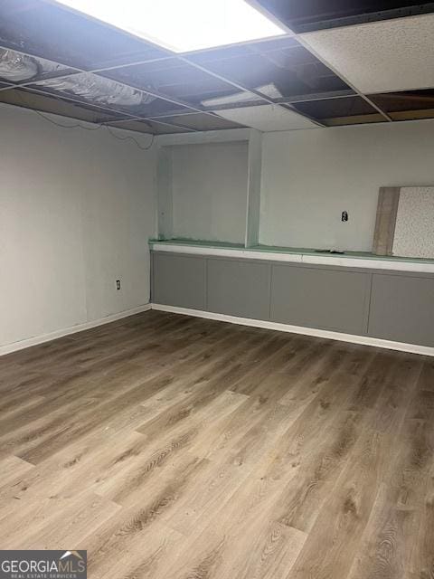 1433 Woodland Ter SW, Atlanta, GA 30311 - finished below grade area featuring wood finished floors