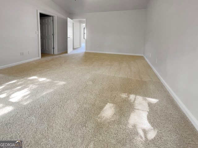 empty room with carpet floors