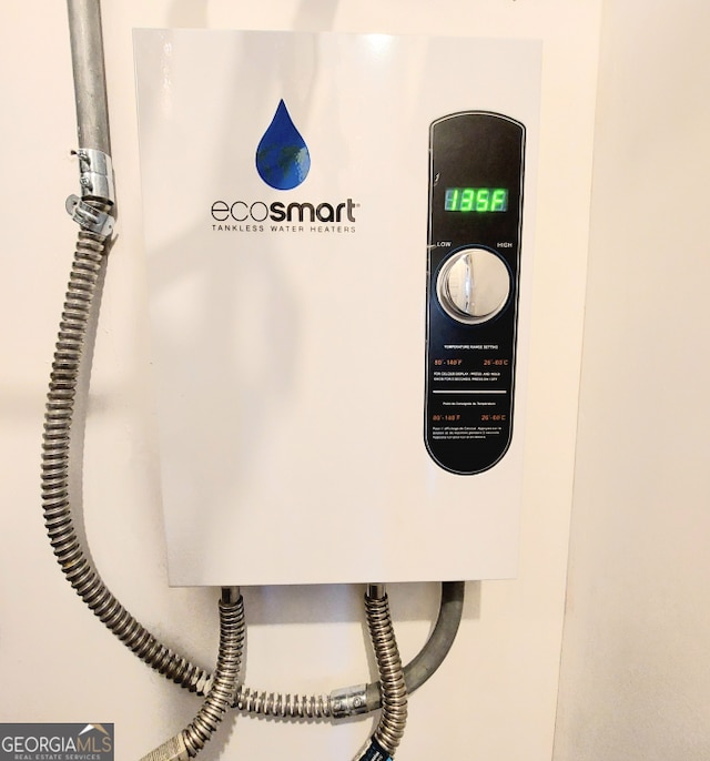 room details with water heater