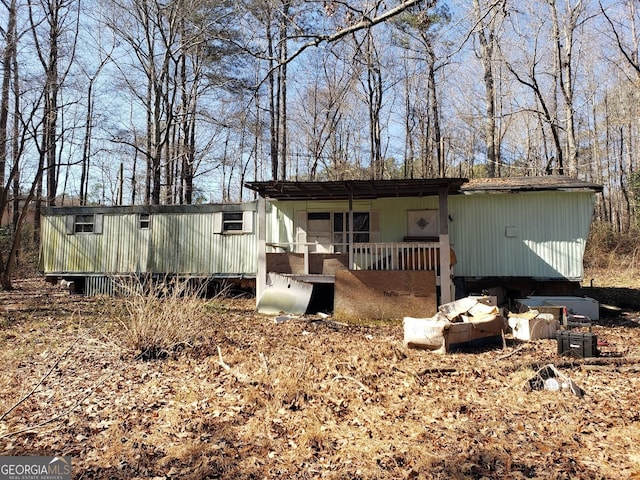 view of back of property