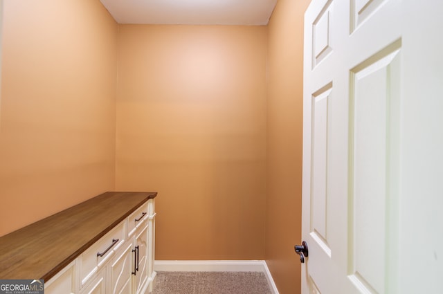 spacious closet featuring carpet