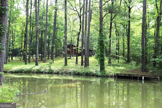 350 County Road 700, Cedar Bluff, AL 35959 - water view with a heavily wooded area