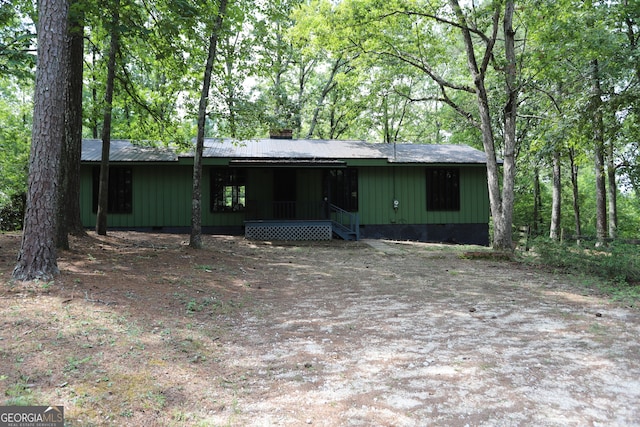 view of ranch-style house