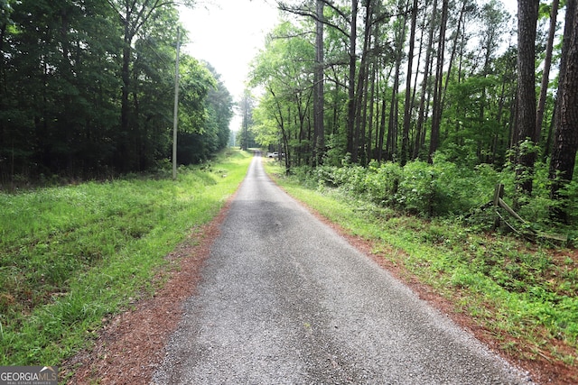 view of road