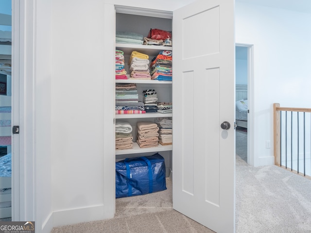 view of closet