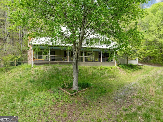 view of rear view of house