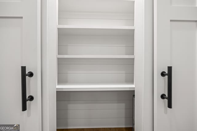 view of closet