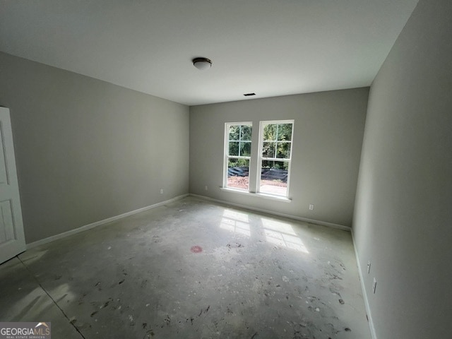 view of unfurnished room