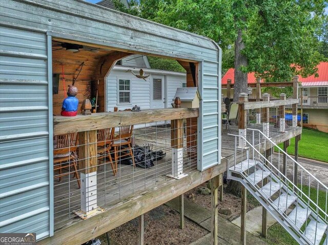 exterior space with an outdoor bar