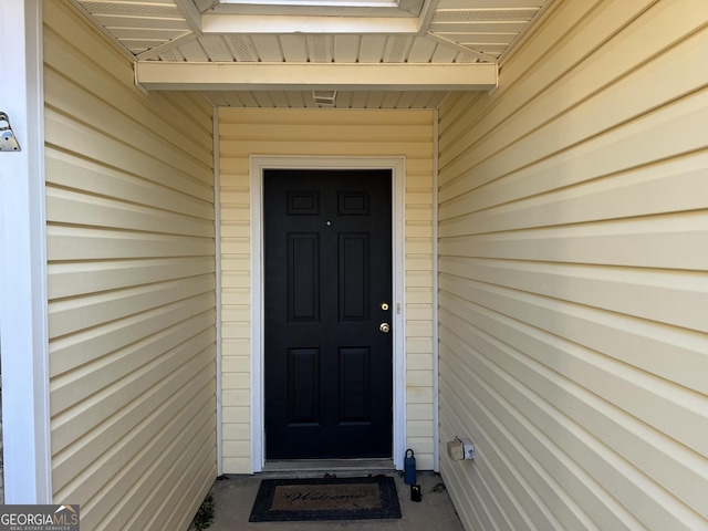 view of entrance to property