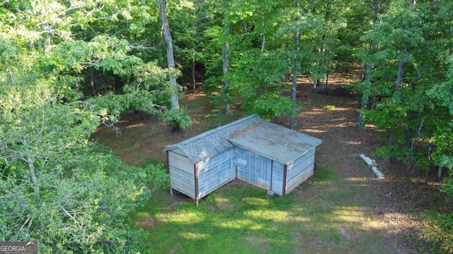 view of outdoor structure