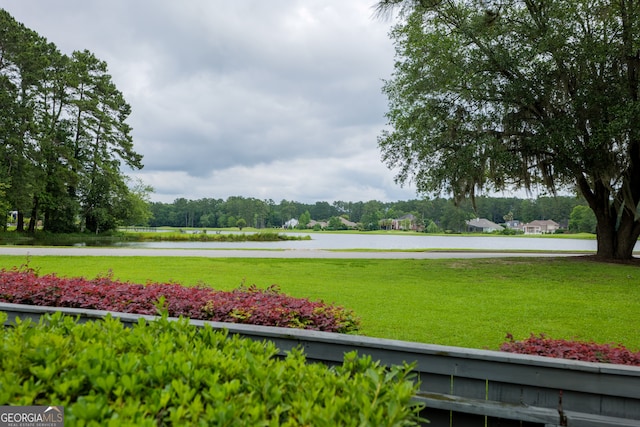 view of nearby features featuring a lawn