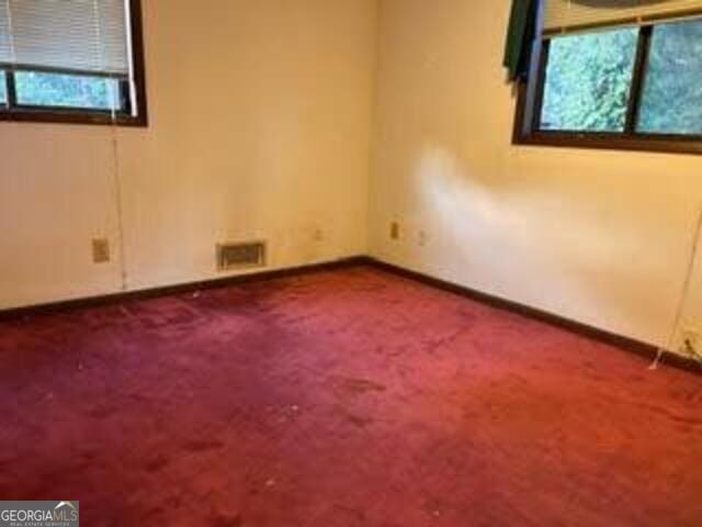 unfurnished room with carpet