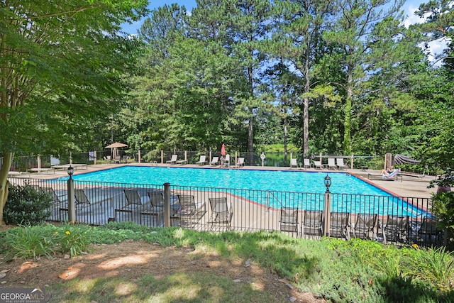 view of swimming pool