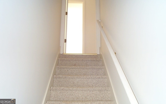 stairs with carpet