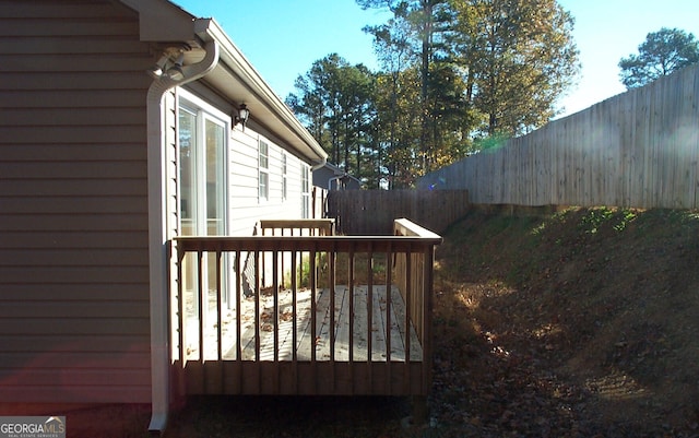 view of deck