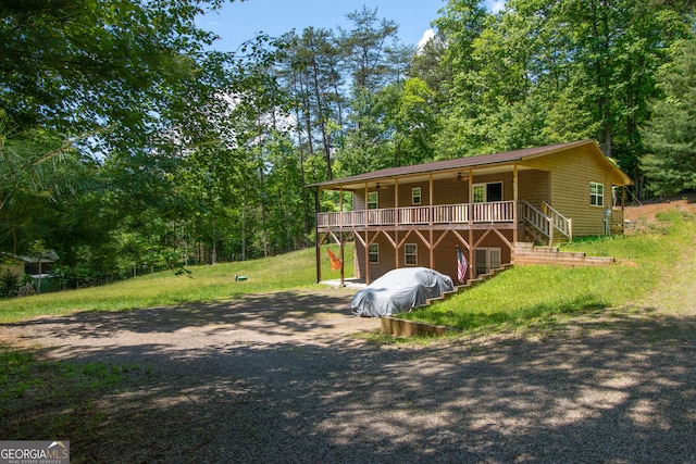 view of front of property