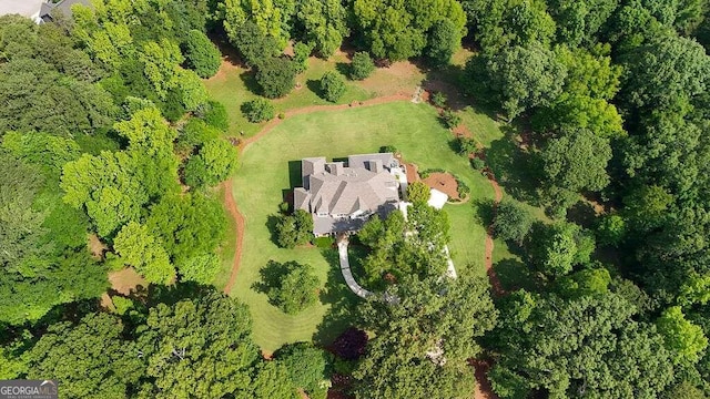 aerial view of property's location