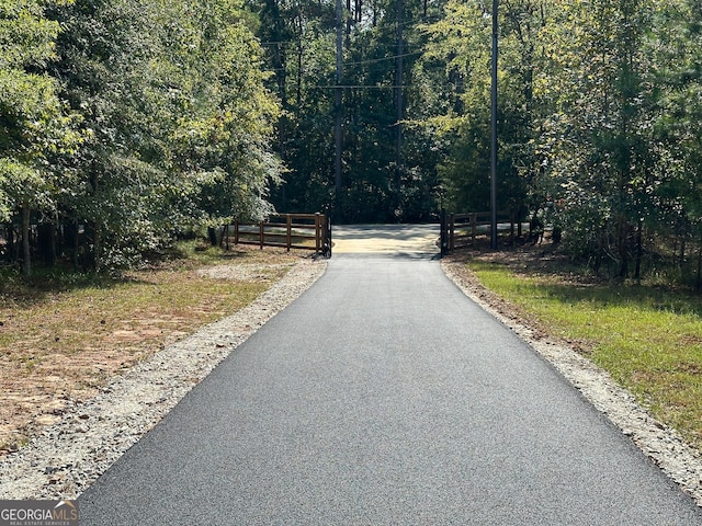 view of road