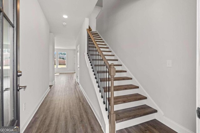 interior space featuring hardwood / wood-style floors