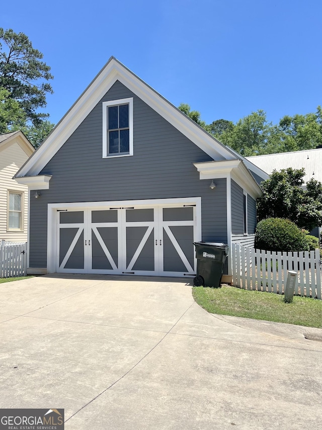 view of side of property