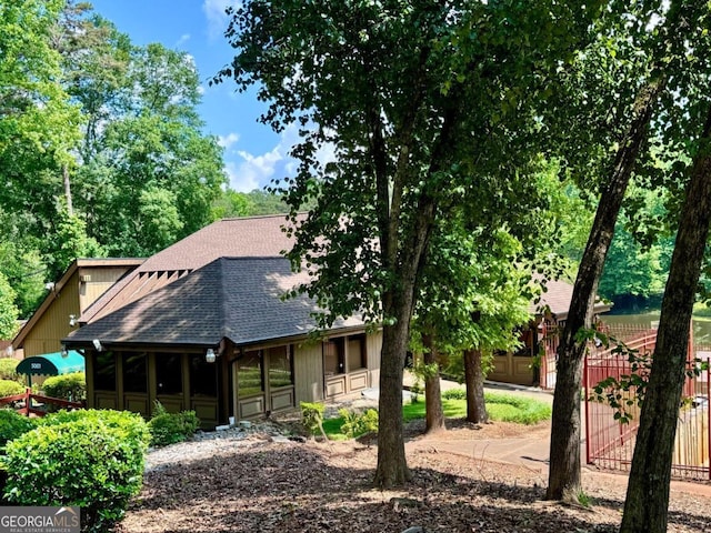 view of rear view of house