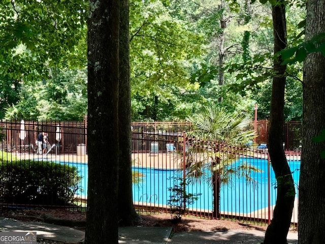 view of pool