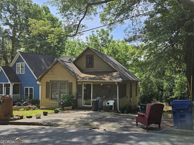 view of front of home